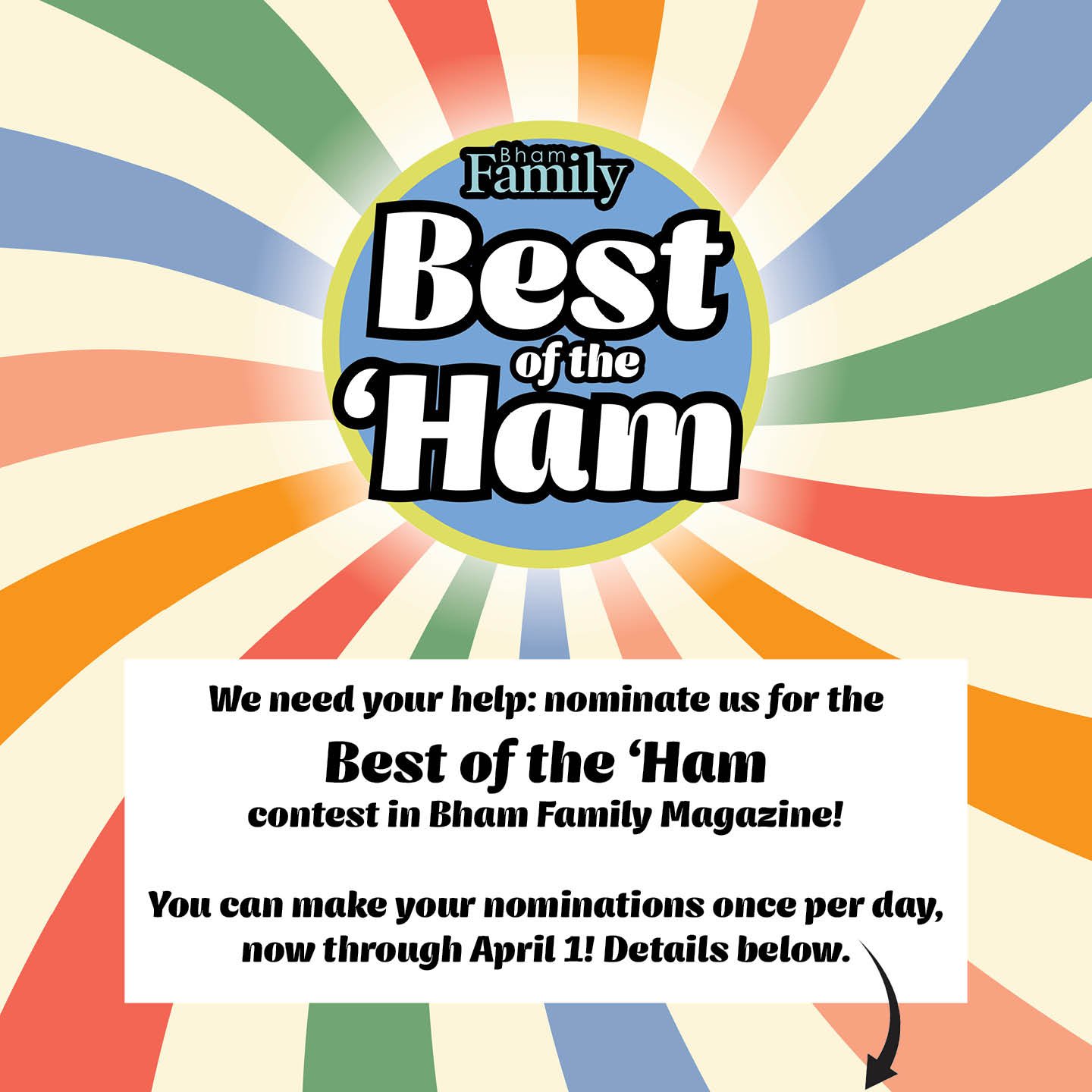 Ham Contesting Nominate The J for Bham Family’s ‘Best of the ’Ham’ - Levite Jewish ...
