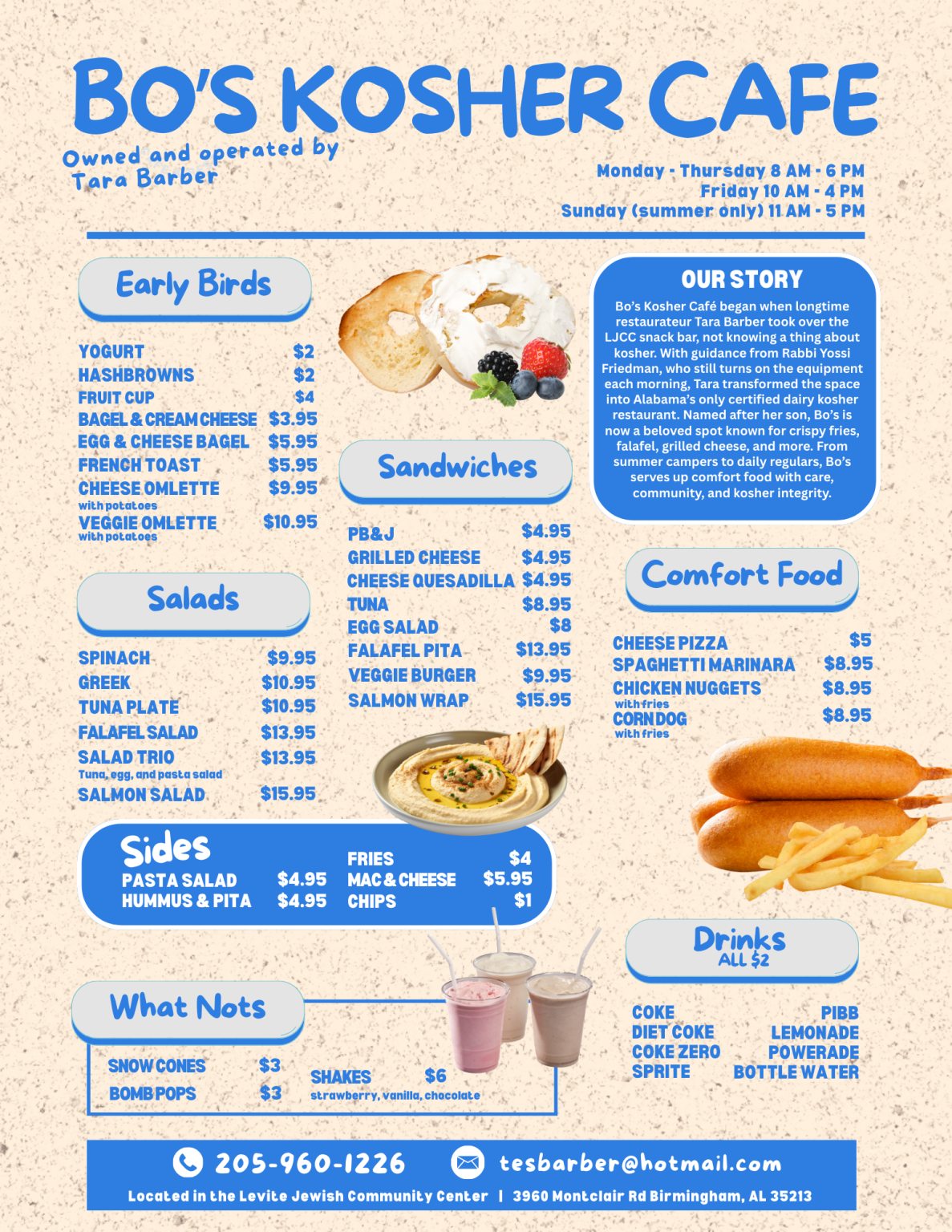 Bo's Kosher Cafe - Levite Jewish Community Center